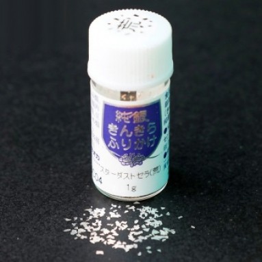 Декоративная кондитерская посыпка на основе шеллака Silver 1 «Звездная пыль»